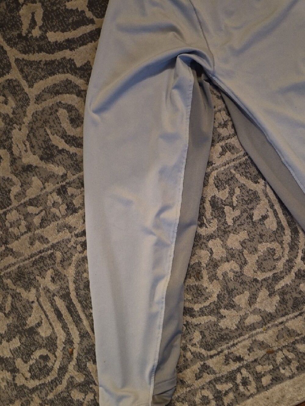 Simms Light Gray Long-Sleeve Performance Tee - Picture 7 of 8